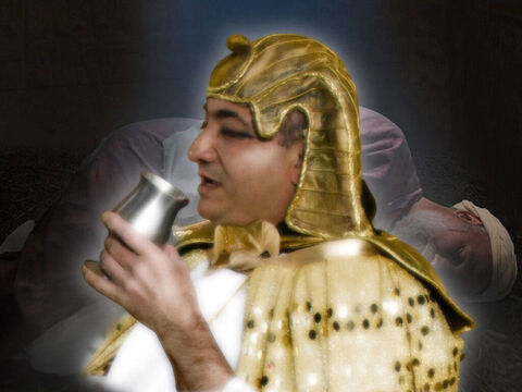 "Entonces puse la copa en la mano del Faraón". – Número de diapositiva 16