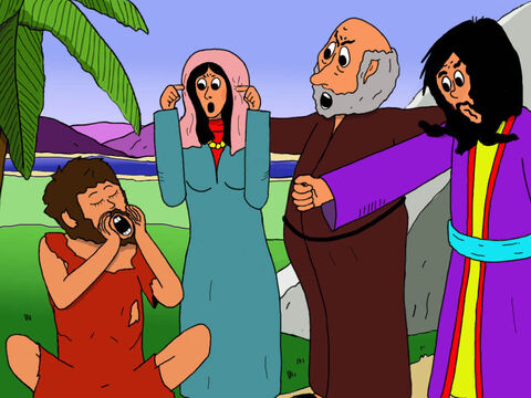 Pero Bartimeo gritaba aún más fuerte. "¡Jesús, Jesús, ten piedad de mí!" – Número de diapositiva 15