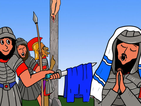 Los soldados insultaban a Jesús por ser el "Rey de los Judíos"... – Número de diapositiva 21