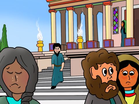 Nadie que fue al Templo de Diana recibió ayuda alguna. Después de todo, Diana era solo una estatua hecha por el hombre, incapaz de ver, oír ni hablar. – Número de diapositiva 4