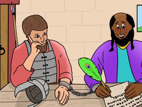 También escribió varias cartas, incluida una a la gran congregación de Éfeso. – Número de diapositiva 11