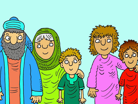 Abraham tuvo dos hijos. El menor, Isaac, nació de su esposa Sara, y el mayor, Ismael, nació de Agar, la sierva egipcia de su esposa Sara. – Número de diapositiva 2