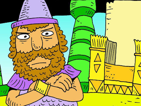 Nabucodonosor era un rey muy poderoso y mandón. – Número de diapositiva 2