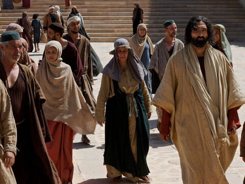 Jesús entró en los atrios del templo y comenzó a enseñar. – Número de diapositiva 2