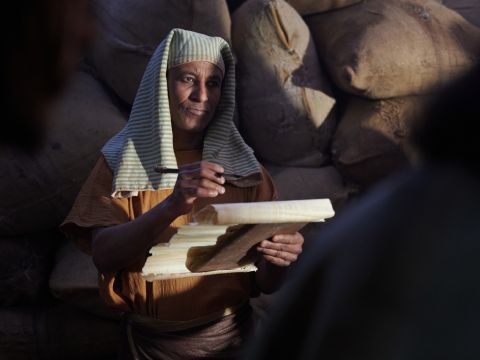 Llegaron a Egipto para comprar grano sin saber que José era el gobernante del país y el encargado del suministro de grano. – Número de diapositiva 5