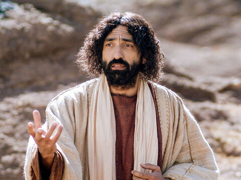 Mientras estaba allí, Jesús preguntó a sus discípulos: "¿Quién dicen los hombres que es el Hijo del Hombre?” – Número de diapositiva 3