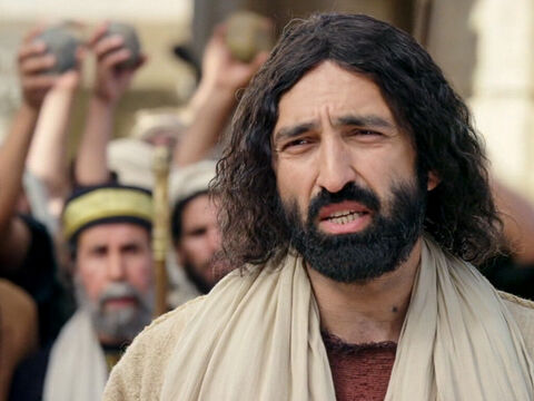 Jesús respondió: "En verdad les digo que antes de que Abraham naciera, yo soy" – Número de diapositiva 14