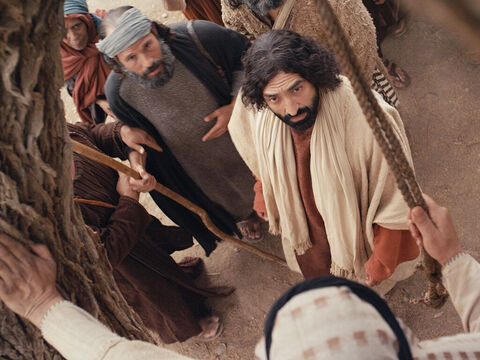 Zaqueo debió preguntarse qué diría Jesús a un recaudador de impuestos corrupto y cómo lo trataría la gran multitud. – Número de diapositiva 6