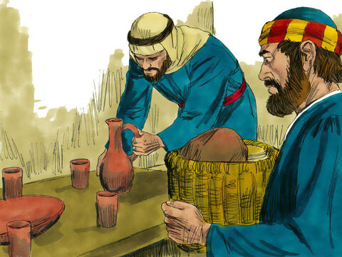 Pedro y Juan se dispusieron a preparar la cena de Pascuas. – Número de diapositiva 4