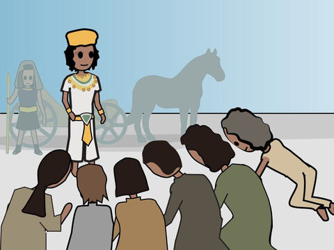 Génesis 46.<br/>Jacob viaja a Egipto para reunirse con José. – Número de diapositiva 11