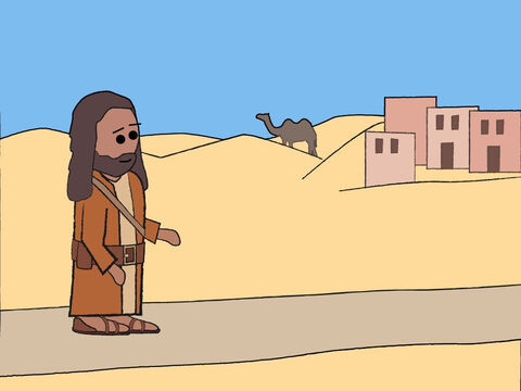Juan el Bautista comenzó a predicar en el desierto de Judea. – Número de diapositiva 1