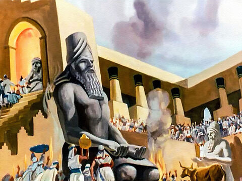 Los babilonios eran paganos que adoraban grandes ídolos de oro, plata, madera y piedra. – Número de diapositiva 2