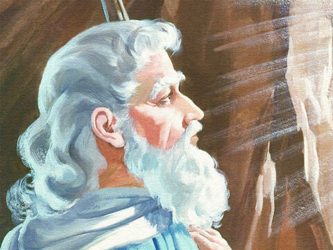 Entonces Moisés se quedó en el monte durante cuarenta días y cuarenta noches, mientras Dios hablaba con él, diciéndole todas sus leyes y juicios. – Número de diapositiva 38