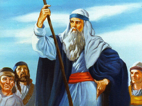 Dios iba a usar a Moisés para liberar a su pueblo del poder del faraón, el rey de Egipto. – Número de diapositiva 4