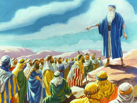 Entonces Moisés dijo al pueblo que no temieran, el Señor Dios mismo se está apareciendo como columna de nube de día y columna de fuego de noche. Sabemos que el Señor está con nosotros y nos abre el camino. – Número de diapositiva 16