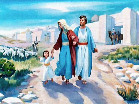 Tan pronto como fue lo suficientemente grande como para irse de casa, Samuel fue llevado a Silo tal como su madre lo había prometido. – Número de diapositiva 9