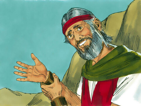 Cuando Moisés sacó la mano de su manto por segunda vez, estaba curada. – Número de diapositiva 16
