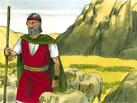 Entonces, Moisés regresó con su suegro Jetro y le pidió permiso para regresar con su pueblo a Egipto. <br/>–Ve, te deseo lo mejor –respondió Jetro. – Número de diapositiva 21