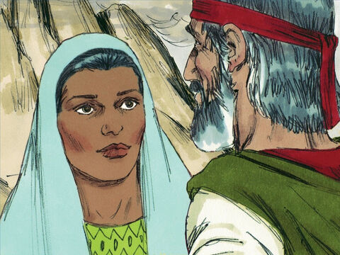 Moisés se había casado con una mujer de Kush, que actualmente es Etiopía. La hermana de Moisés, Miriam, y su hermano Aarón, el Supremo Sacerdote, no estaban de acuerdo y empezaron a murmurar y quejarse de Moisés. – Número de diapositiva 1
