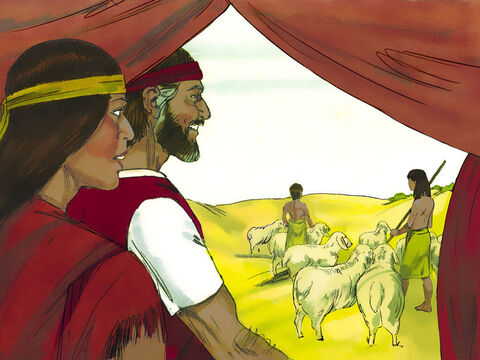Éxodo 2 v 22: Moisés aceptó y más tarde se casó con Séfora, una de las hijas de Jetró. Tuvieron un hijo llamado Gersón. Significaba “me he convertido en un extranjero en tierra extranjera”. – Número de diapositiva 13