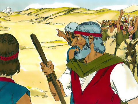 –¿Nos has traído al desierto a morir? –se quejaron a Moisés–. Preferimos estar vivos como esclavos en Egipto que muertos en el desierto. – Número de diapositiva 10