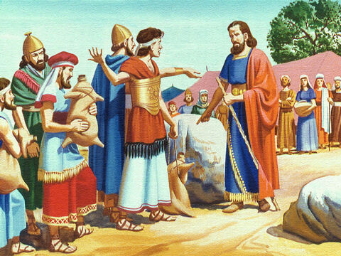 Se quejaron amargamente a Moisés: '¿Por qué nos hiciste salir de Egipto? Preferiríamos estar muertos que en este terrible lugar. – Número de diapositiva 7