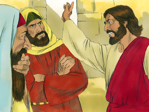 Aquellos que planeaban matar a Jesús estaban escuchando mientras él contaba la parábola. Jesús continuó... – Número de diapositiva 9
