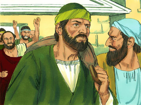 Pablo se juntó con Silas y la iglesia de Antioquía, y los encomendó a Dios cuando partieron. – Número de diapositiva 4