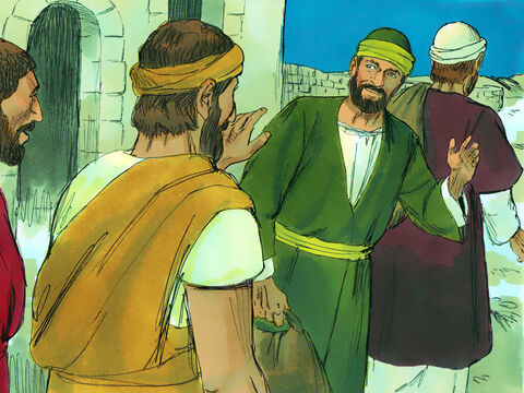 Pablo se estaba preparando para navegar de regreso a Siria, cuando descubrió un complot urdido por algunos judíos contra su vida, así que decidió regresar por Macedonia. – Número de diapositiva 5