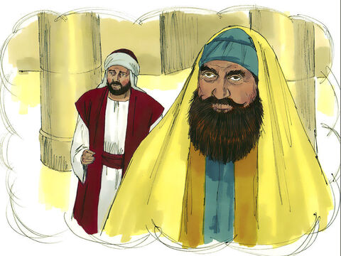 Dos hombres fueron al templo a rezar. Uno era un fariseo y el otro era un despreciado recaudador de impuestos. – Número de diapositiva 2