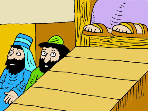 Entonces Jesús dijo: "Ocupan los primeros asientos en las sinagogas... – Número de diapositiva 3