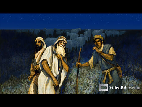 Y había pastores que vivían en los campos cercanos, cuidando sus rebaños por la noche. Se les apareció un ángel del Señor, y la gloria del Señor los rodeó de resplandor, y quedaron aterrorizados. – Número de diapositiva 4