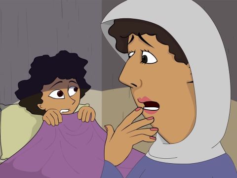 De hecho, tan pronto como oyó hablar de Él, una mujer cuya pequeña hija… – Número de diapositiva 4