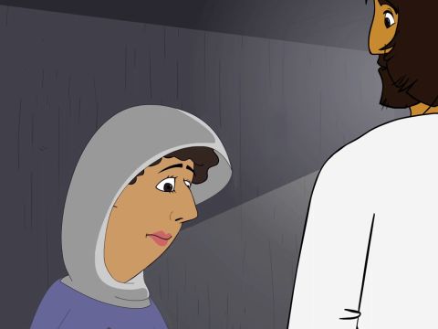 …vino y cayó a sus pies. – Número de diapositiva 6
