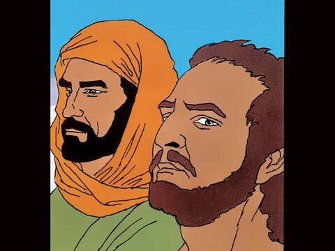 Simón, el luchador de la resistencia y Judas Iscariote…<br/>Jesús: ‘¡Ve! El que os recibe a vosotros, me recibe a mí, y el que me recibe a mí, recibe al que me envió.’ – Número de diapositiva 9