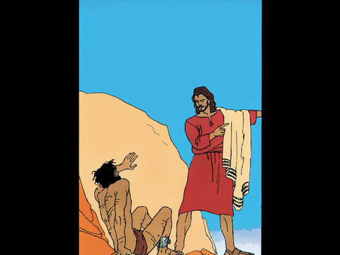 Los demonios que controlan al hombre gritan: “¿Qué tenemos que ver contigo, Hijo del Dios Altísimo?” – Número de diapositiva 6