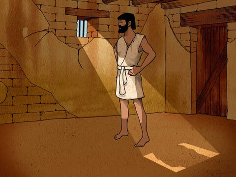 Todo sucedió tal como José se lo dijo al copero y al panadero. El copero volvió a servir al Faraón y se olvidó de José. Nada cambió para José y siguió prisionero durante muchos días. (Génesis 40:20-23, LBLA) – Número de diapositiva 12