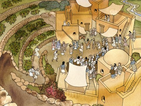 “Ellos, después de haber testificado y hablado la palabra de Dios, regresaron a Jerusalén y anunciaban el evangelio en muchos pueblos de los samaritanos”.<br/>Hechos 8:25<br/>(RVA) – Número de diapositiva 8