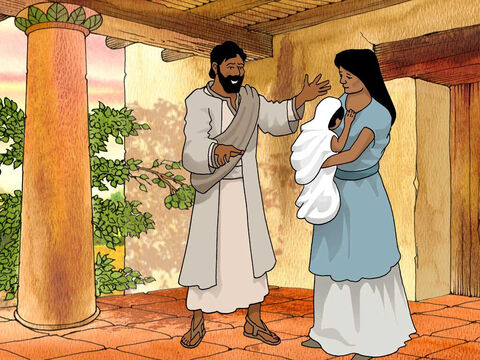 ...Y Elcana se llegó a Ana su mujer, y el Señor se acordó de ella. Y a su debido tiempo, después de haber concebido, Ana dio a luz un hijo, y le puso por nombre Samuel, diciendo: “Porque se lo he pedido al Señor”. (1 Samuel 1:19b-20, LBLA) – Número de diapositiva 4