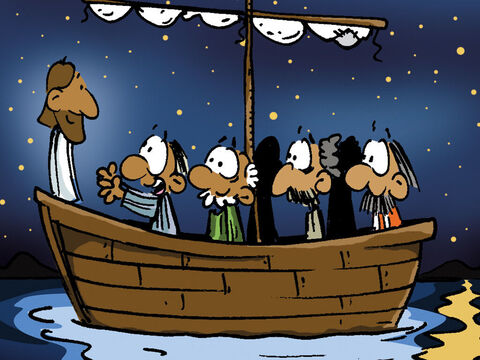 Cuando entraron en la barca, los discípulos dijeron: ‘Verdaderamente eres Hijo De Dios.’ – Número de diapositiva 8